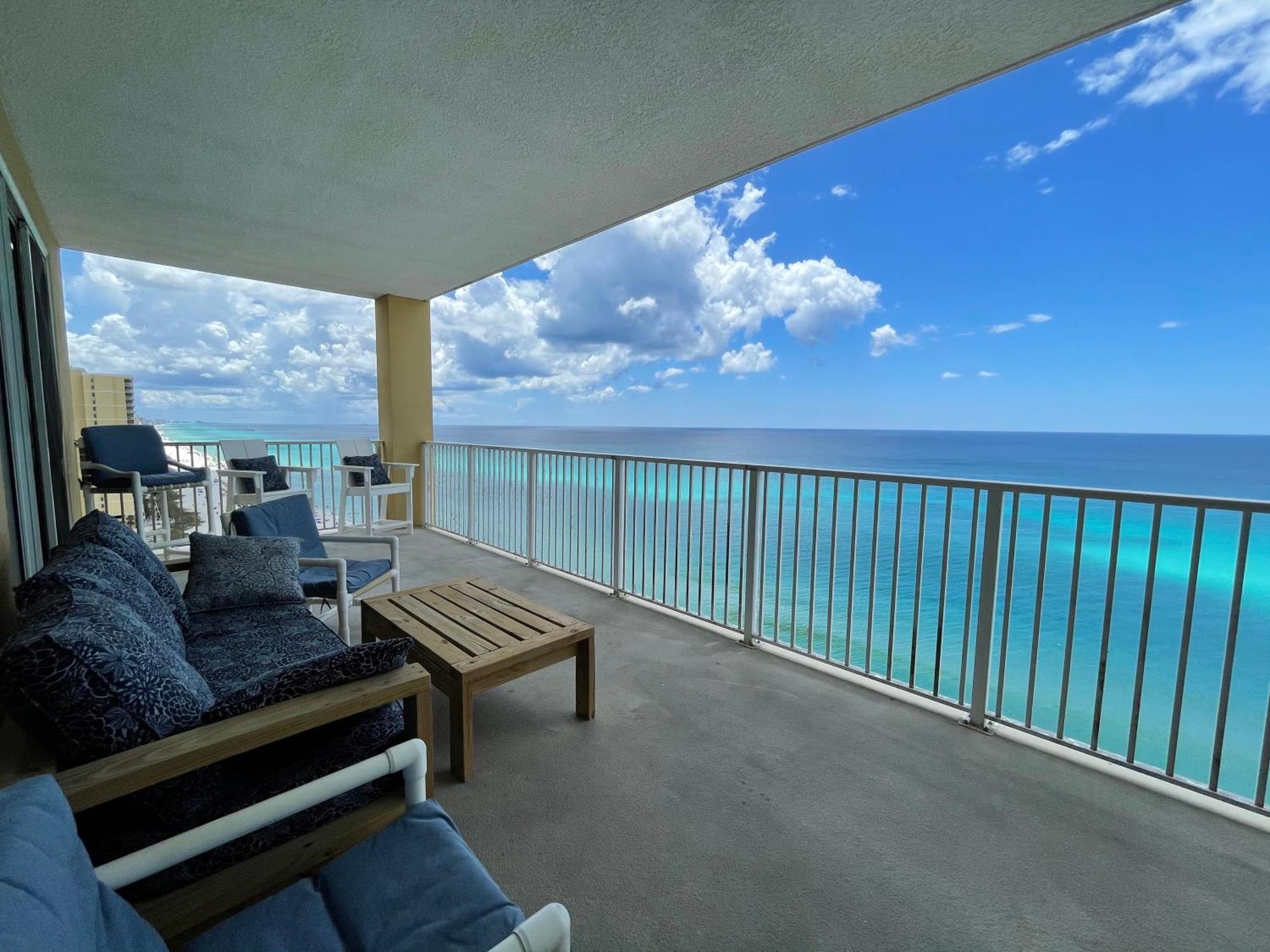 Tropic Winds 1701 Premium Corner Unit With 2 Parkings! Free Beach Chairs Service! Panama City Beach Exterior foto
