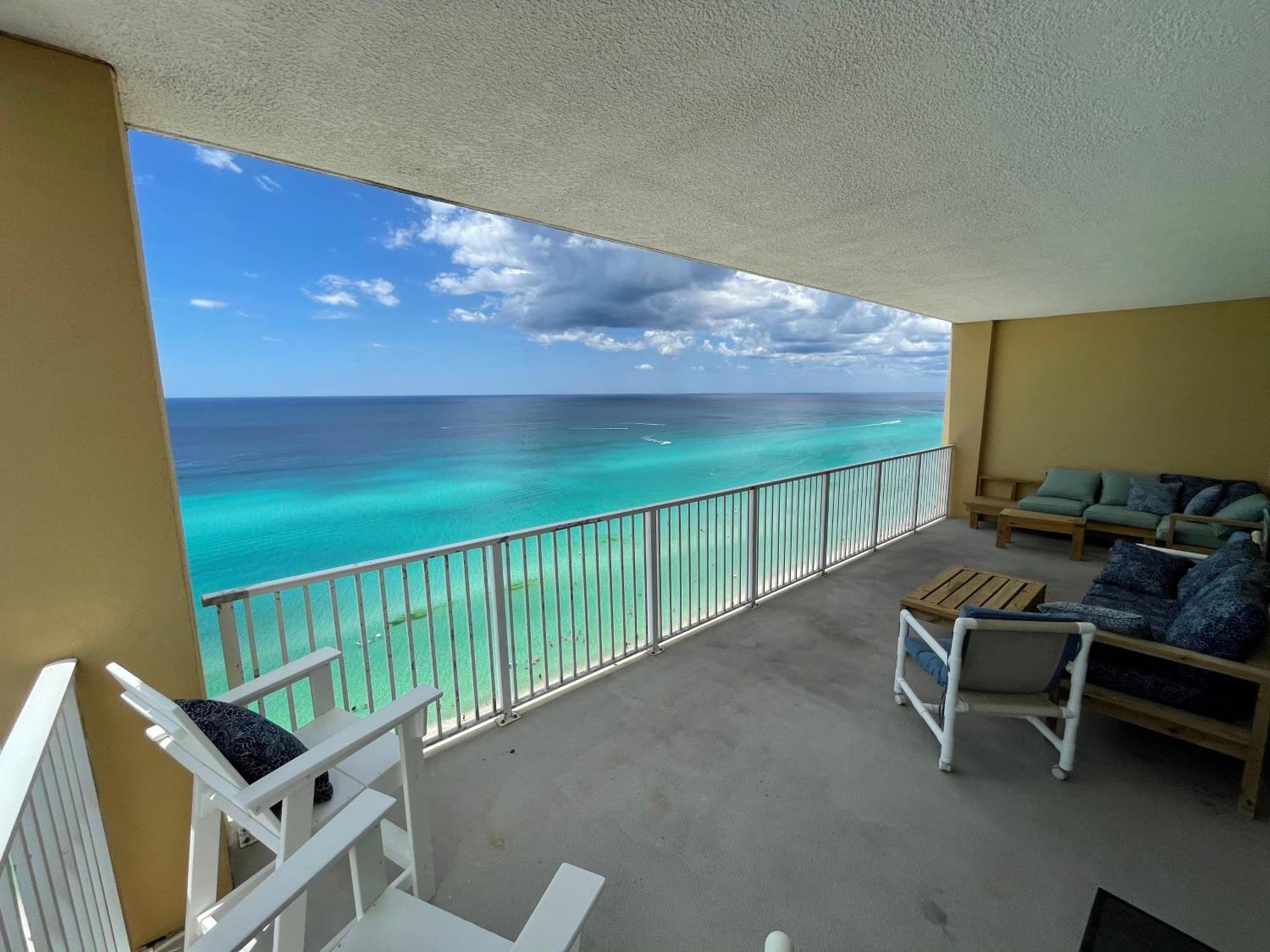 Tropic Winds 1701 Premium Corner Unit With 2 Parkings! Free Beach Chairs Service! Panama City Beach Exterior foto